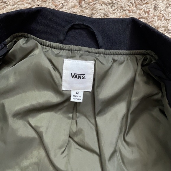 Vans woman’s long boom boom quilted jacket zipper - Picture 8 of 10